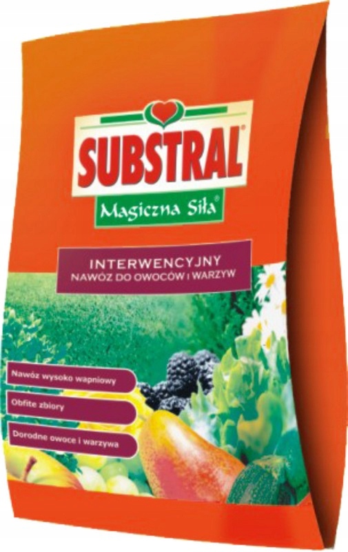 Nawóz z dodatkiem wapnia do owoców i warzyw Magiczna Siła Substral 300g