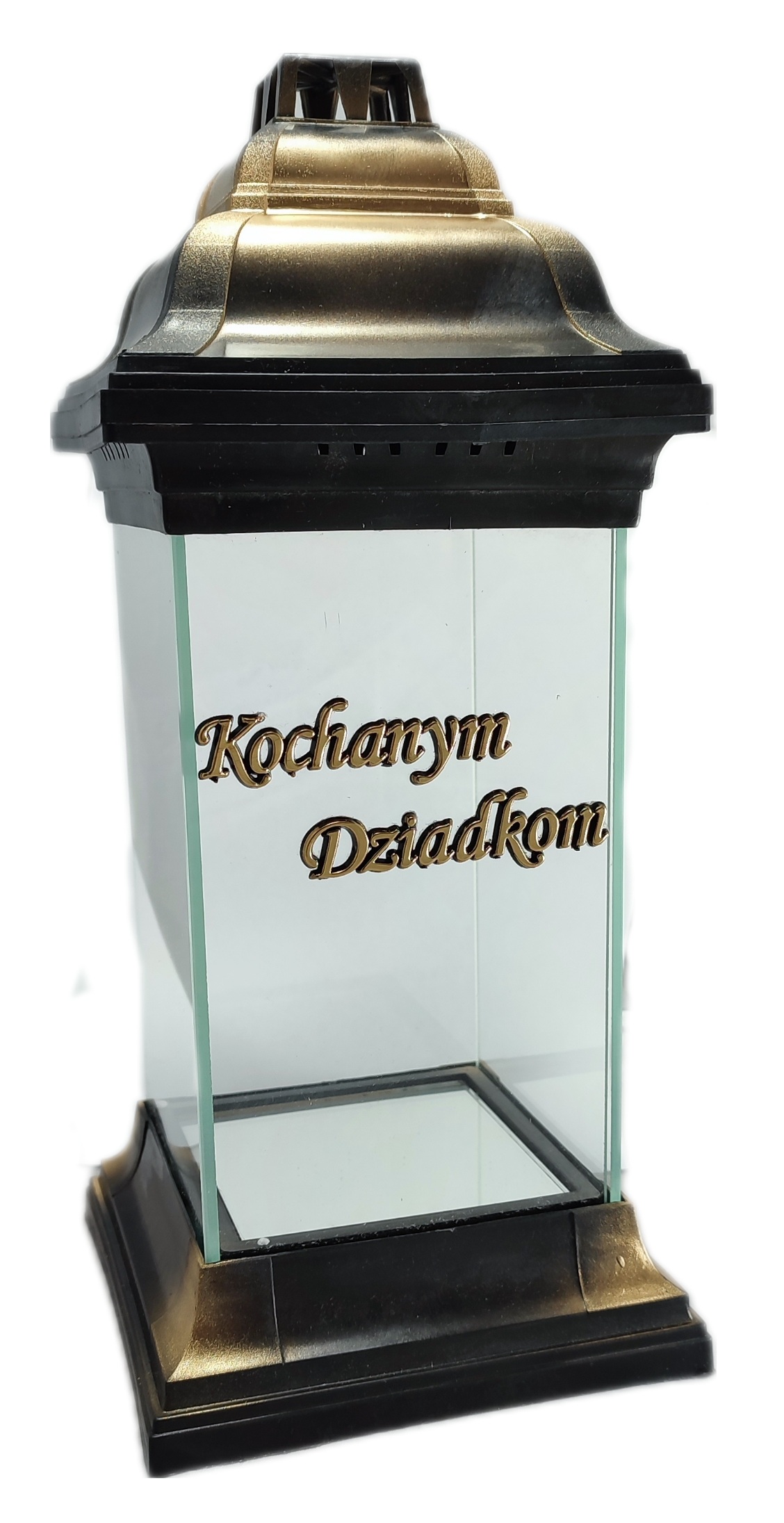 Znicz Kochanym Dziadkom złoty - obrazek 3