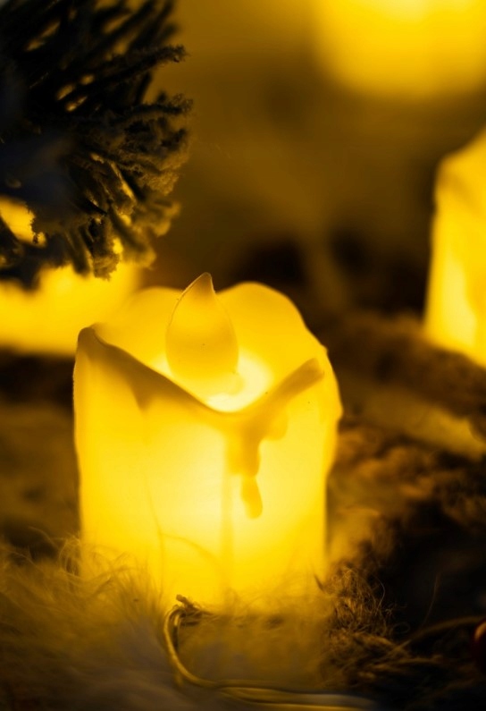 ŚWIECA Świeczka NA BATERIE 6 cm Lampion WKŁAD Świeczka LED Wosk Płomień - obrazek 10