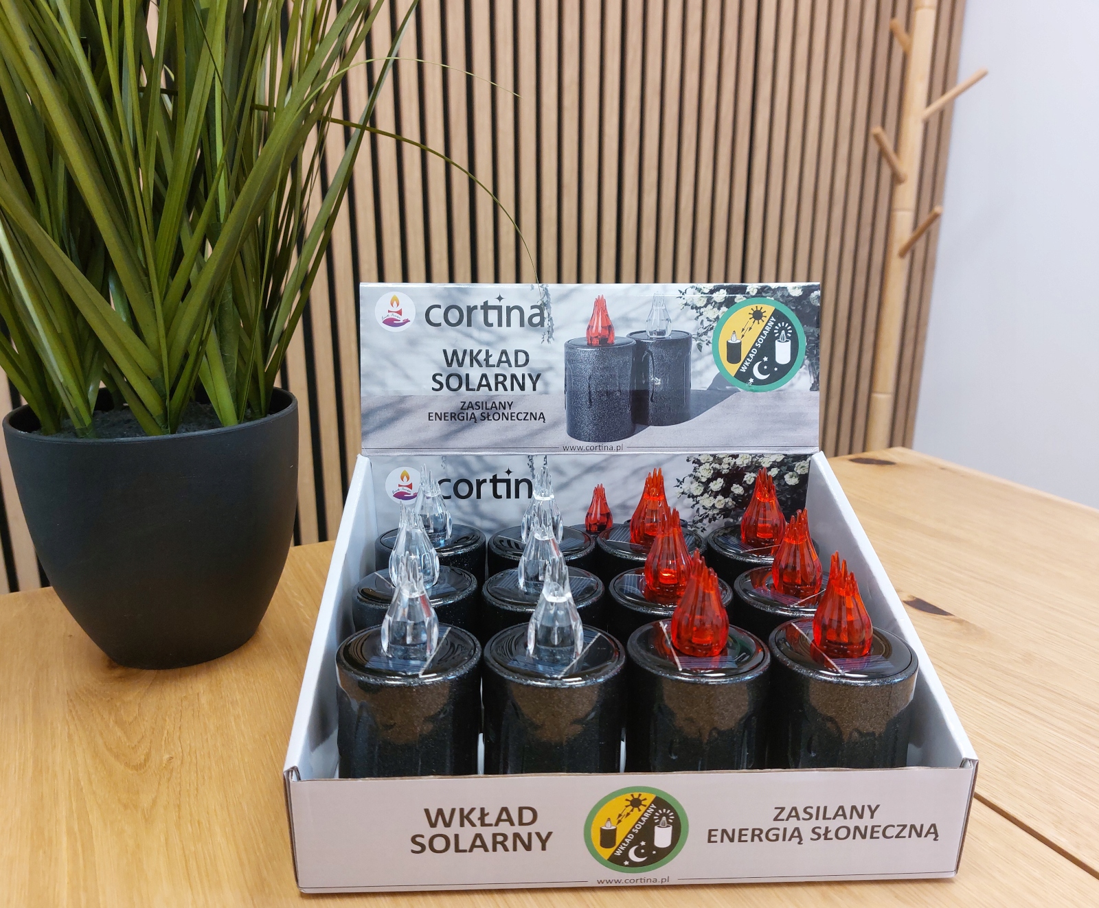 ZESTAW WKŁADÓW SOLARNYCH 12 SZT WKŁAD SOLARNY DO ZNICZA LED ZNICZ - obrazek 4