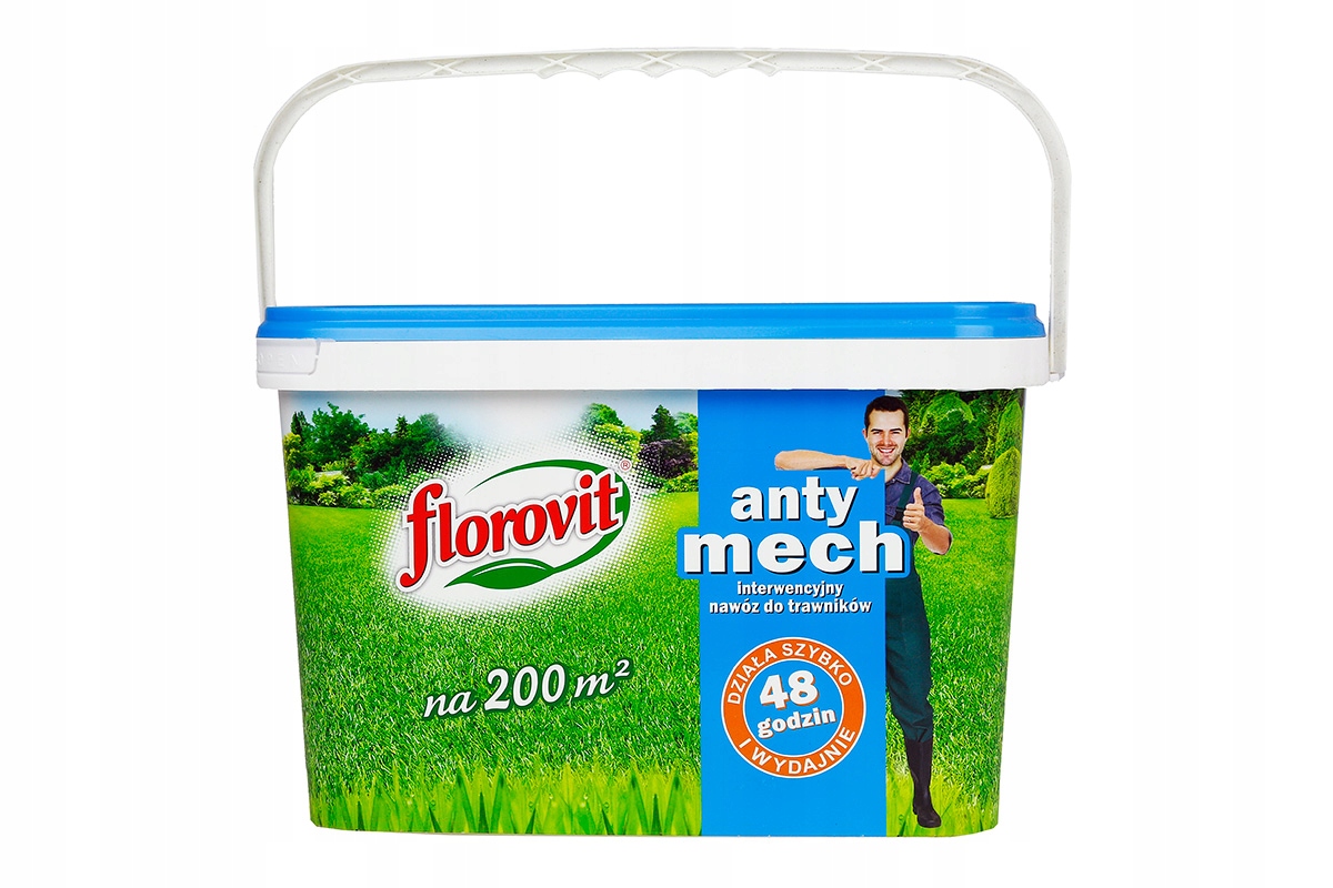 Nawóz interwencyjny do TRAWY ANTYMECH Florovit 4kg - obrazek 3