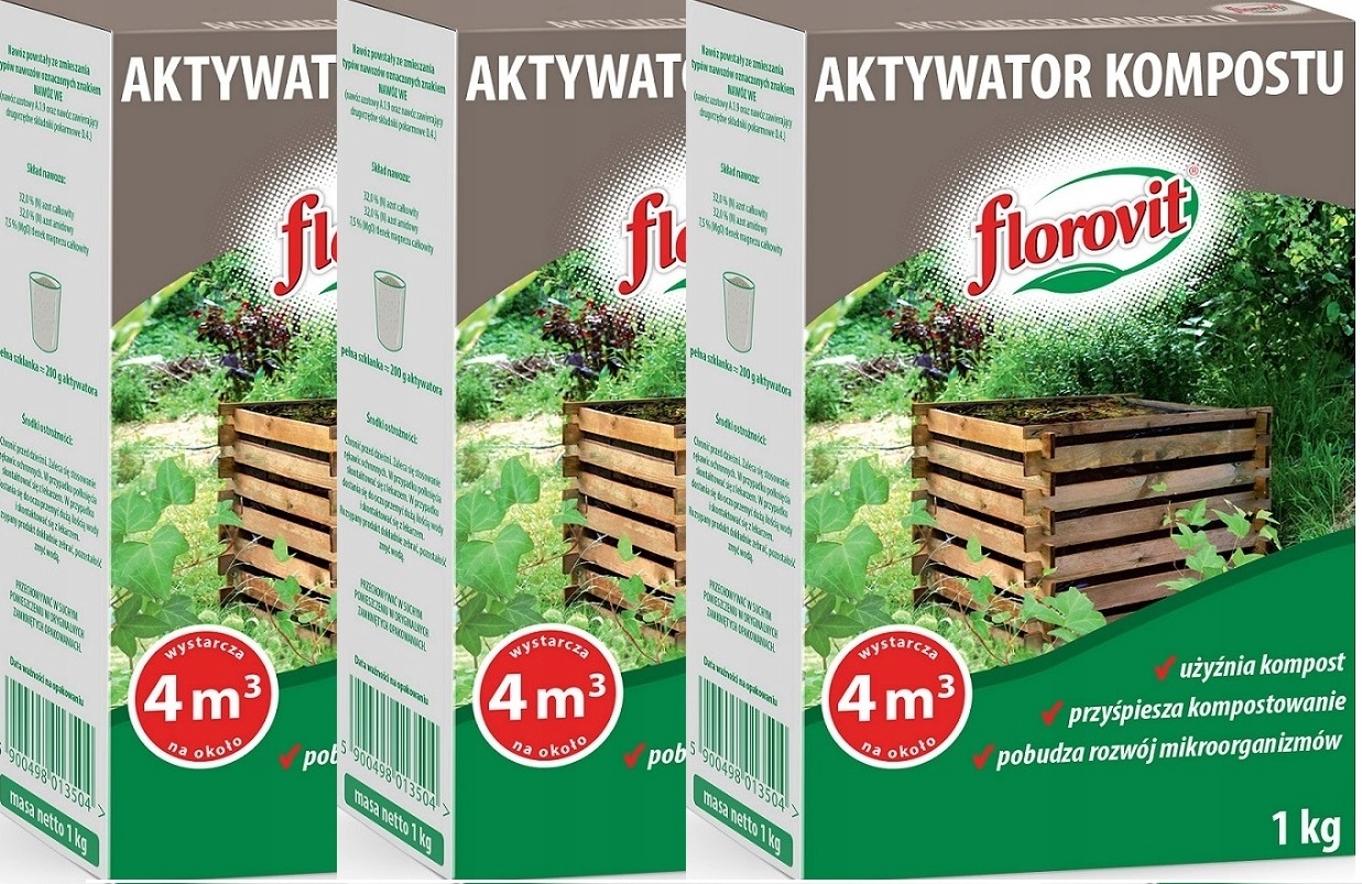 Aktywator kompostu 1kg Florovit - obrazek 2