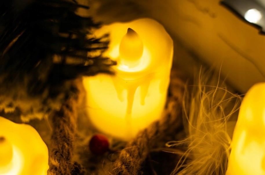 ŚWIECA Świeczka NA BATERIE 6 cm Lampion WKŁAD Świeczka LED Wosk Płomień - obrazek 8