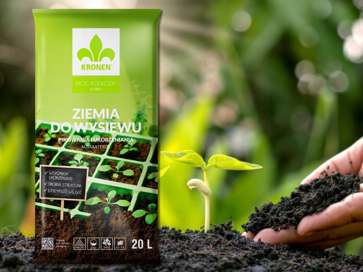 Ziemia do wysiewu i pikowania KRONEN 20l - obrazek 9