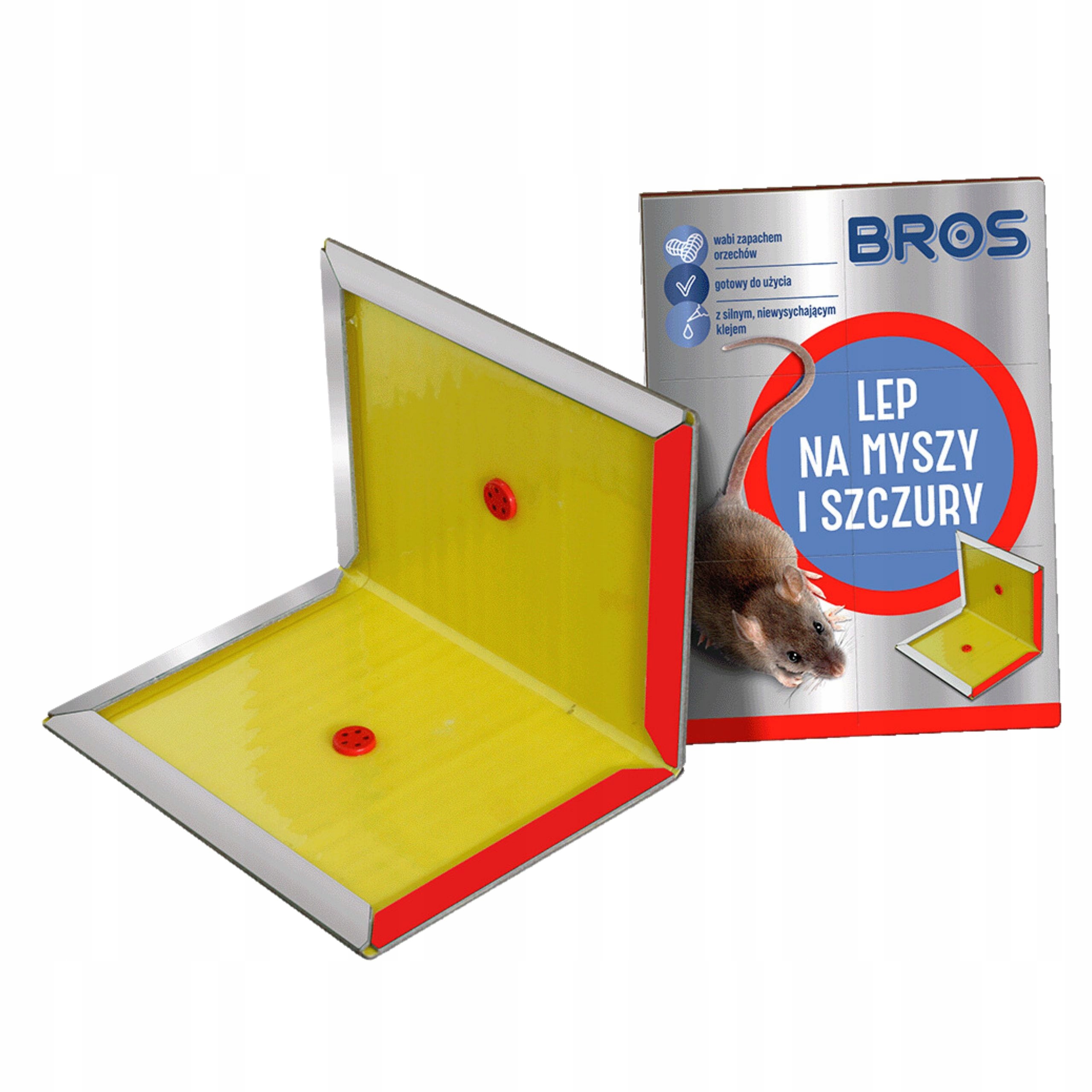Lep przeciwko myszom, szczurom Bros 1 szt - obrazek 7