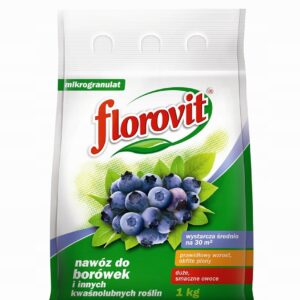 Nawóz wieloskładnikowy do borówek i kwaśnolubnych 1kg Florovit