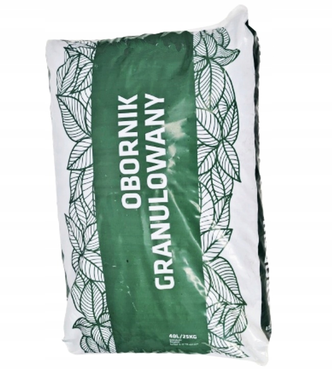 Nawóz organiczny, naturalny Zrębkor granulat 25 kg 40 l