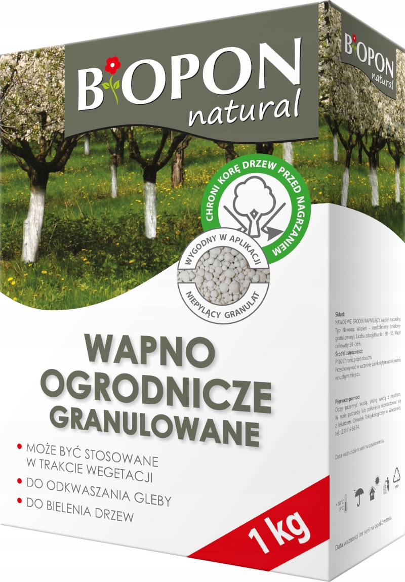 Wapno Do Bielenia Ogrodnicze Biopon 1kg - obrazek 10