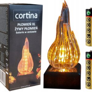Wkład led do zniczy Cortina 15 cm duży płomień