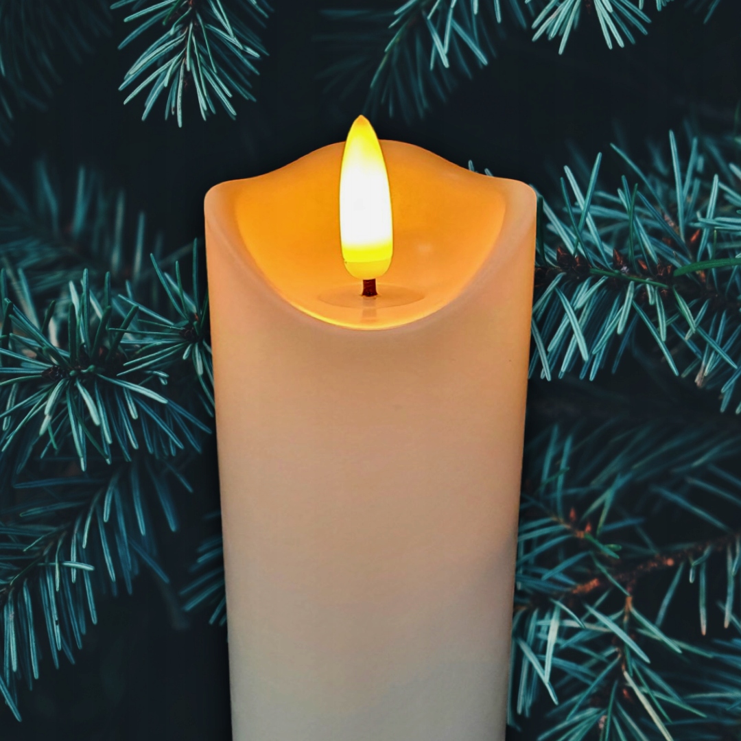 Świeca LED z efektem płomienia Cortina 12,5 cm - obrazek 5