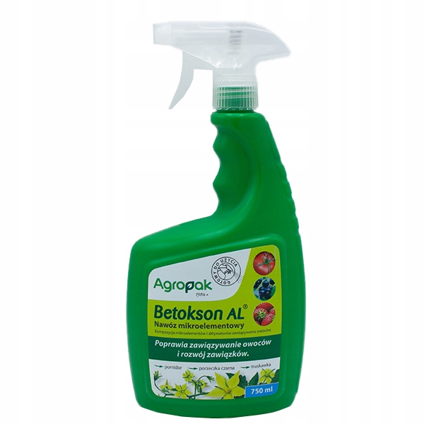 Nawóz BETOKSON - 750 ml AGROPAK do zapylania pomidorów - obrazek 2
