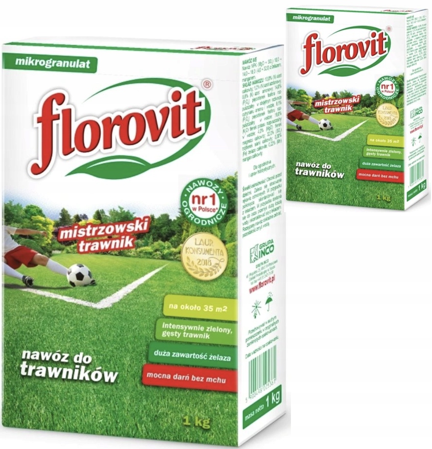 Nawóz do trawy Florovit 1kg - obrazek 2