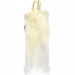 Świeca AKRYLOWA LED na baterie 18 cm CIEPŁY BIAŁY