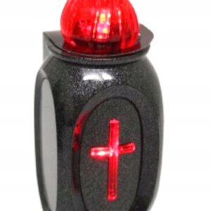 Świeca wkład elektryczny świeca LED na baterie 1 szt czerwony vaso
