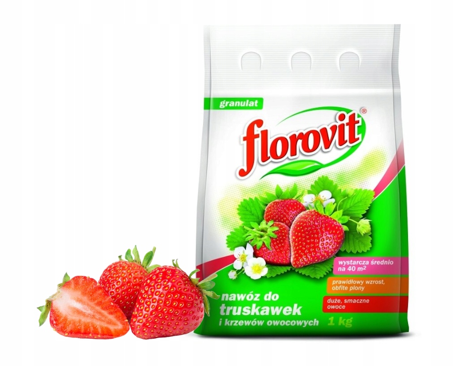 Nawóz do truskawek granulowany Florovit 1kg - obrazek 3
