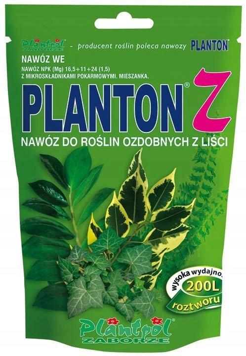 Nawóz do roślin ZIELONYCH dom balkon PLANTON Z
