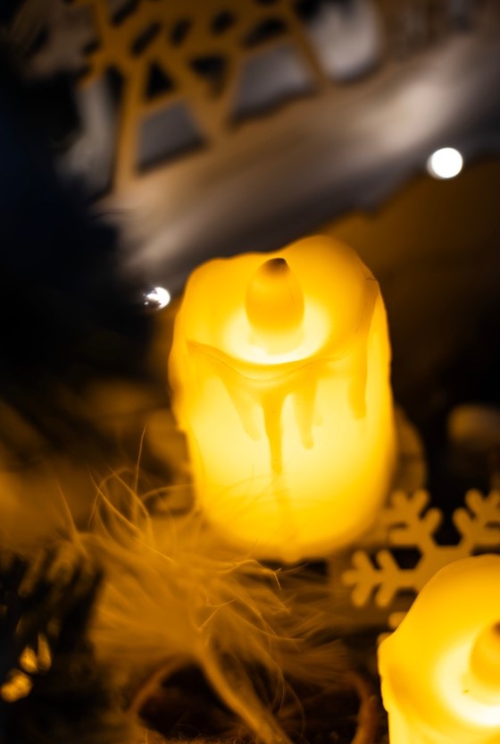 ŚWIECA Świeczka NA BATERIE 6 cm Lampion WKŁAD Świeczka LED Wosk Płomień - obrazek 9