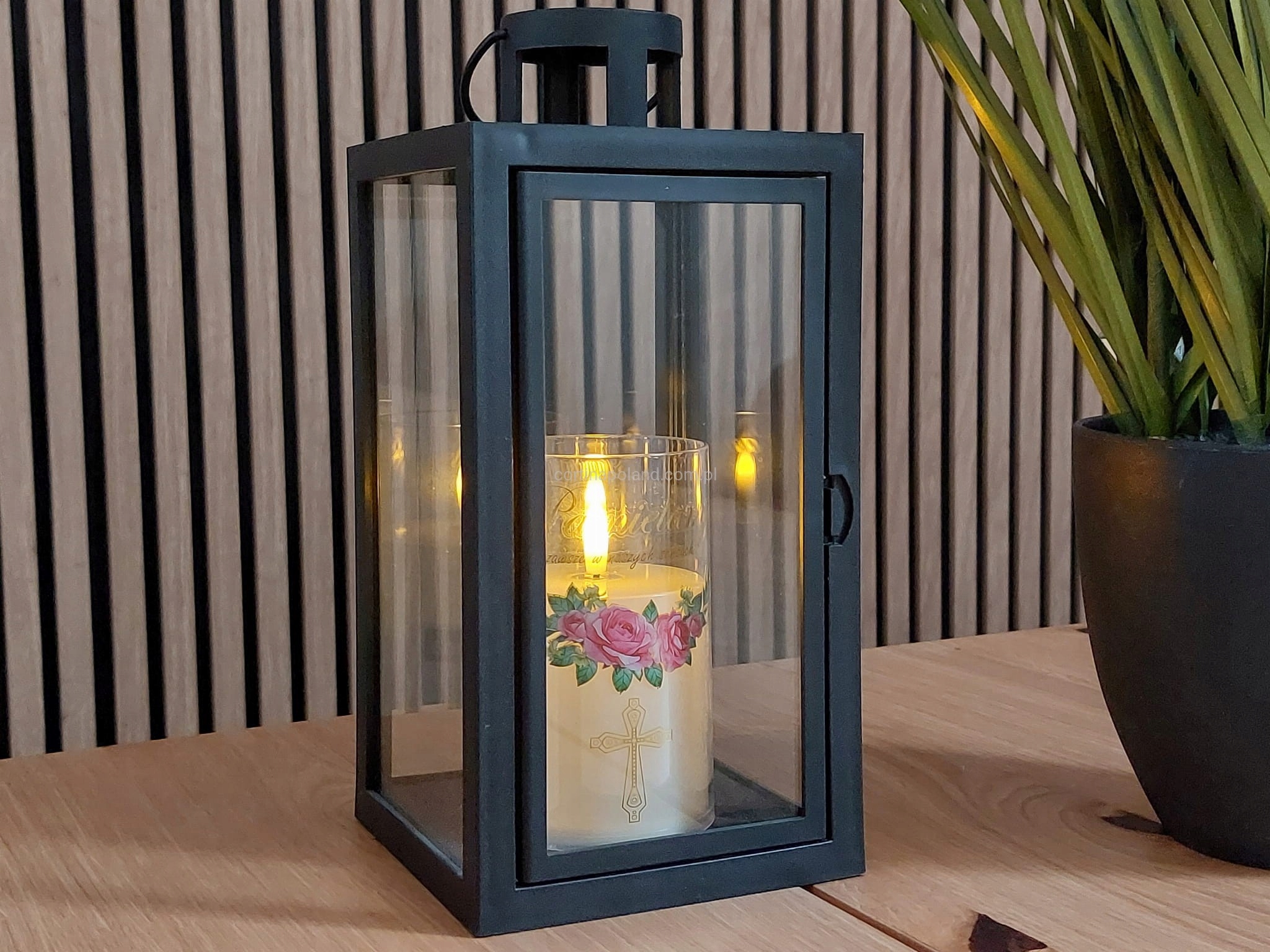 Wkład led do zniczy Cortina 12,5 cm z napisem Pamiętamy 1szt - obrazek 9