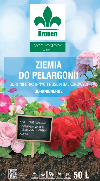 KRONEN ZIEMIA DO PELARGONII SURFINII ROŚLIN BALKONOWYCH 20L - obrazek 2