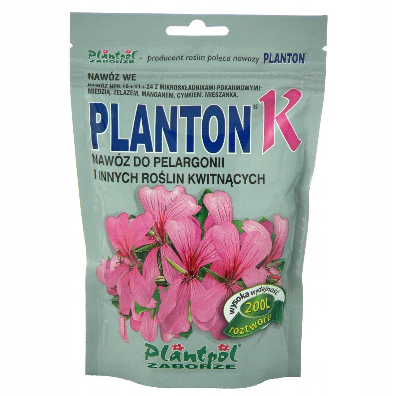 Nawóz do PELARGONI begoni sundaville PLANTON K