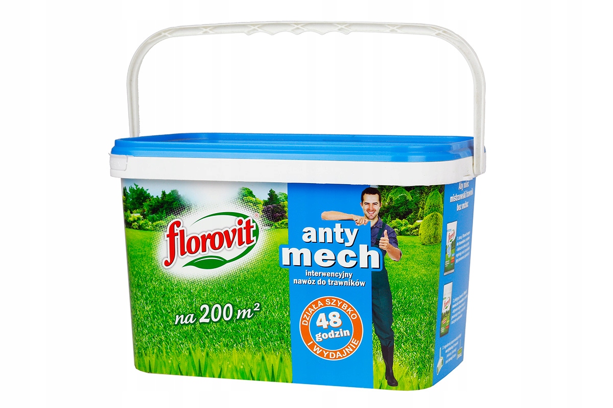 Nawóz interwencyjny do TRAWY ANTYMECH Florovit 4kg - obrazek 2