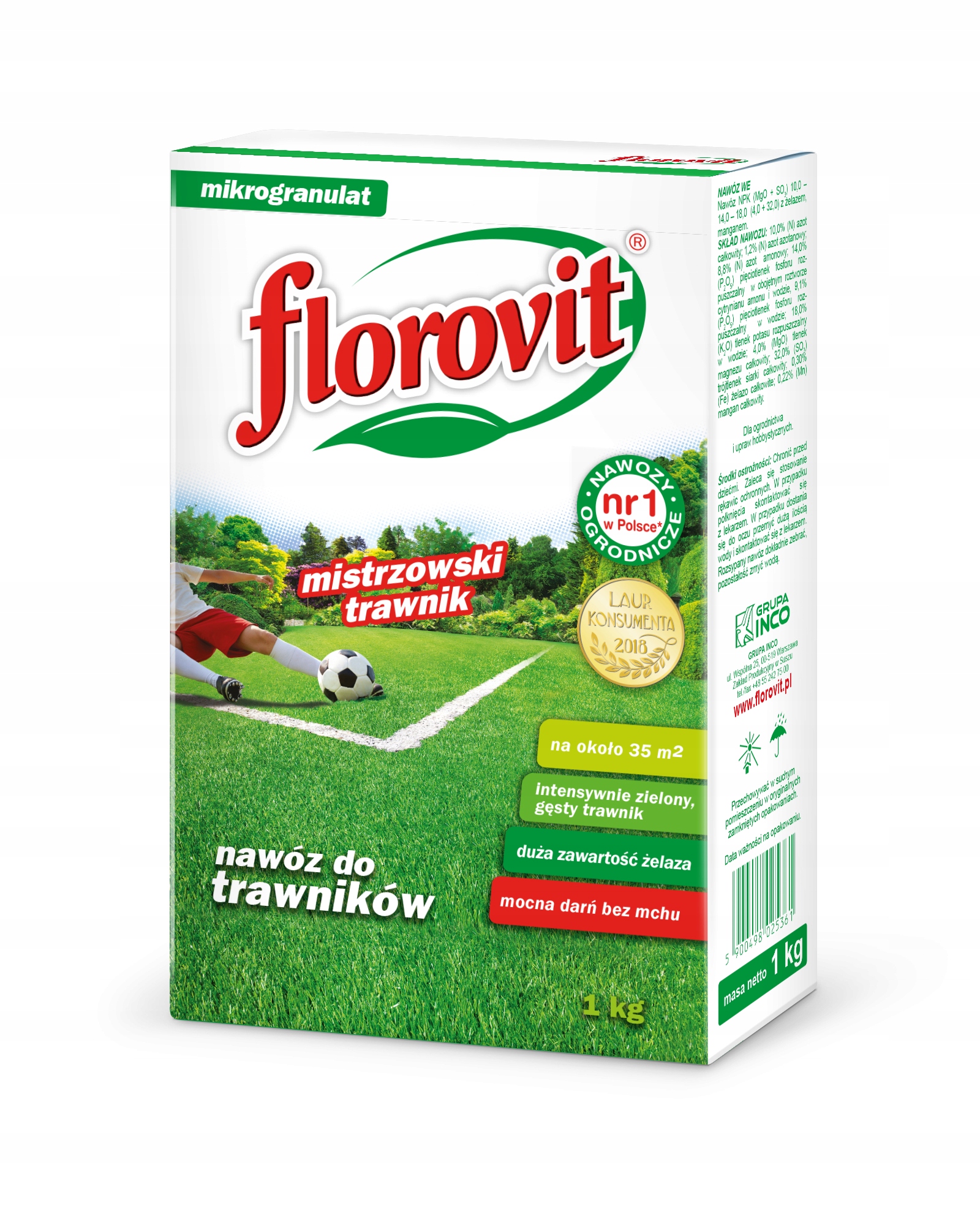 Nawóz do trawy Florovit 1kg - obrazek 4