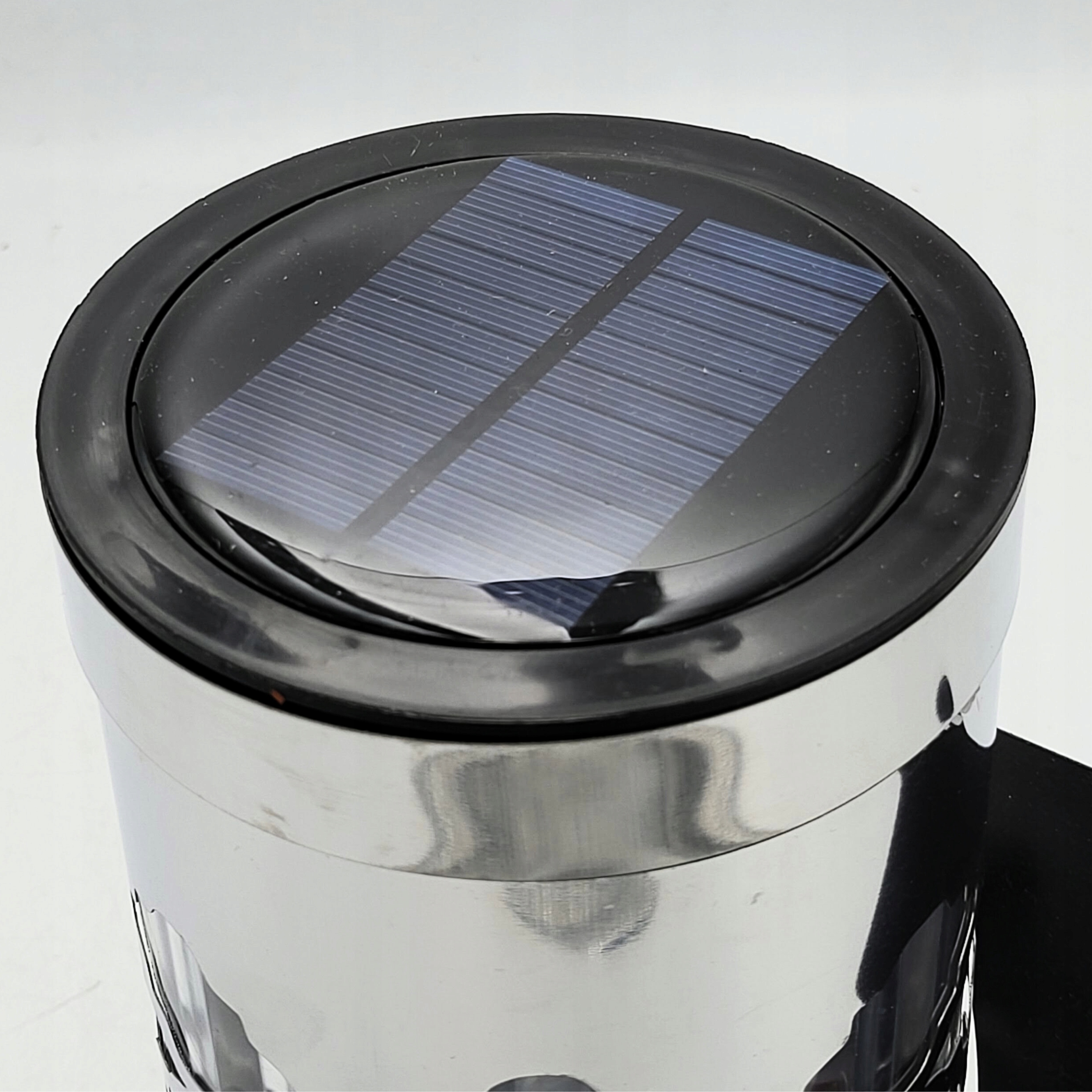 Znicz SOLARNY nowoczesny ze stali metal na grób cmentarz fotowoltaiczny - obrazek 7