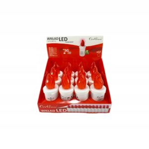 Wkład LED do zniczy elektryczny baterie 12 szt