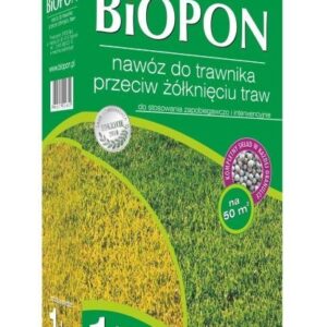 Nawóz PRZECIW ŻÓŁKNIĘCIU TRAWNIKA 1kg Biopon