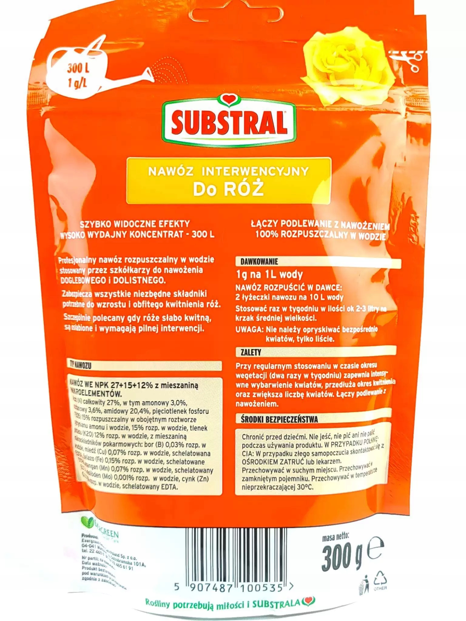 Nawóz do Róż magiczna siła Substral proszek 300g - obrazek 2