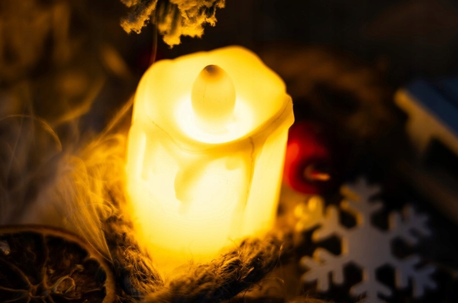 ŚWIECA Świeczka NA BATERIE 6 cm Lampion WKŁAD Świeczka LED Wosk Płomień - obrazek 6