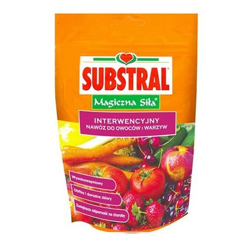 Nawóz z dodatkiem wapnia do owoców i warzyw Magiczna Siła Substral 300g - obrazek 3