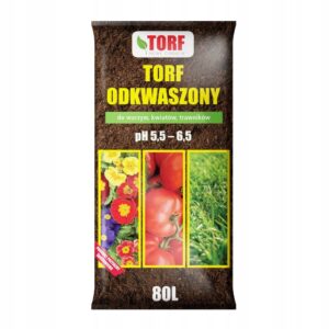 Torf ODKWASZONY 80L
