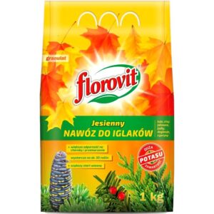 Nawóz JESIENNY do Iglaków Tui Żywotników Florovit 1kg