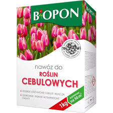 Nawóz do tulipanów żonkili hiacynt roślin CEBULOWYCH granulki Biopon 1kg