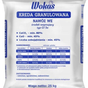 KREDA GRANULOWANA Wokas granulat 25 kg